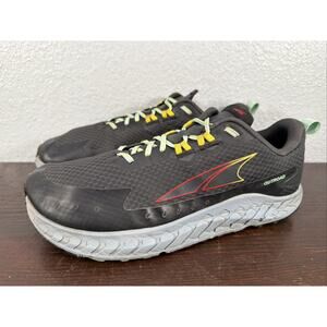 Altra Men's Outroad Ego Dark Grey Red Trail Running Shoes Size 11 AL0A7R6N241